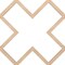 Ekena Millwork 29 78W x 29 78H x 38T Small Fowler Decorative Fretwork Wood Ceiling Panels, Red Oak CELW30X30X0375FLRRO - alternate 2